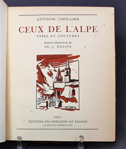 Ceux de l'Alpe. Types et coutumes.