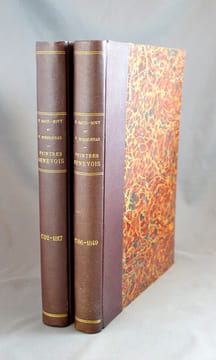 Peintres genevois. 1ère série : 1702-1817 - Liotard, Huber, Saint-Ours, de la Rive. 2ème série : 1766-1849 - Töpffer, Massot, Agasse.. BAUD-BOVY ...