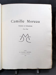 Camille Moreau, peintre et céramiste 1840-1897.