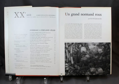 Hommage à Fernand Léger. Revue XXe siècle, numéro spécial hors abonnement.. CASSOU Jean; LEGER Nadia; LASSAIGNE Jacques; MILHAUD Darius; VERDET André; ...