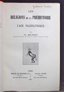 Les religions de la préhistoire. L'âge paléolithique.