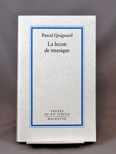 La leçon de musique.