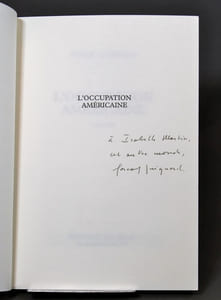 L' occupation américaine. Roman.