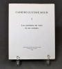 Cahiers Gustave Roud I. Les poèmes en vers et en versets.. ROUD Gustave; JACCOTTET Philippe (avant-propos):