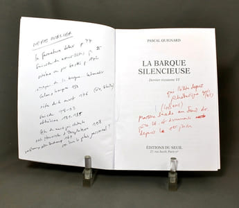 La barque silencieuse. Dernier royaume VI. [Epreuves non corrigées].