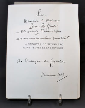 Saint-Tropez et la Provence.. DUNOYER DE SEGONZAC; FOUCHET Max-Pol (intr.):
