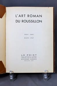 Le point, revue artistique et littéraire XXXIV XXXV. L'art roman du Roussillon.
