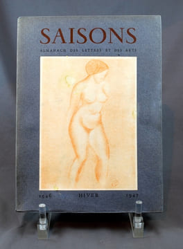 Saisons. Almanach des lettres et des arts. Numéro 3, hiver 1946-1947.. ARLAND Marcel (dir.); MALRAUX André; BRAQUE; PAULHAN Jean; SUPERVIELLE Jules; ...