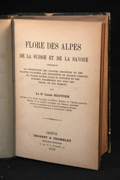 Flore des Alpes de la Suisse et de la Savoie.. BOUVIER Louis: