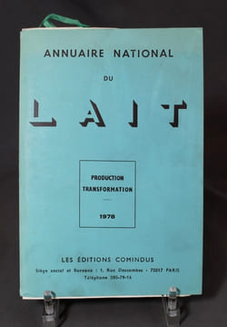 Annuaire national du lait 1978. Deuxième partie : production-transformation. Tables des spécialités 1978.. Anonyme: