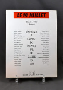 Le 14 juillet. N°1, 14 juillet 1958; n°2, 25 octobre 1958; n°3, 18 juin 1959.