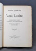Vers latins avec trois poèmes en fac-simile suivis de compositions latines de Sainte-Beuve et Alfred de Musset.. BAUDELAIRE Charles; SAINTE-BEUVE; ...