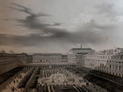 Vues et monuments de Paris. Dessinés d'après nature et lithographiés par Arnout.