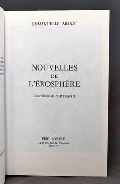 Nouvelles de l'érosphère.. ARSAN Emmanuelle: