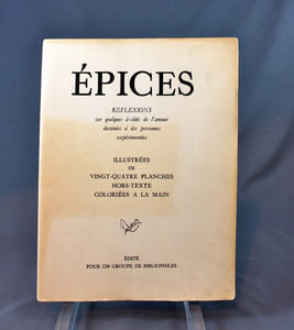 Epices. Réflexions sur quelques à-côtés de l'amour destinées à des personnes expérimentées.
