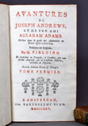 Avantures de Joseph Andrews et de son ami Abraham Adams, écrites dans le goût des avantures de Don-Quichotte. Publiés en Anglois par M. Fieldieng et traduites en François, à Londres, par une Dame Angloise, sur la troisième édition, enrichie de Figures. Seconde édition revue & corrigée. par FIELDING [Henry]: - Image 2