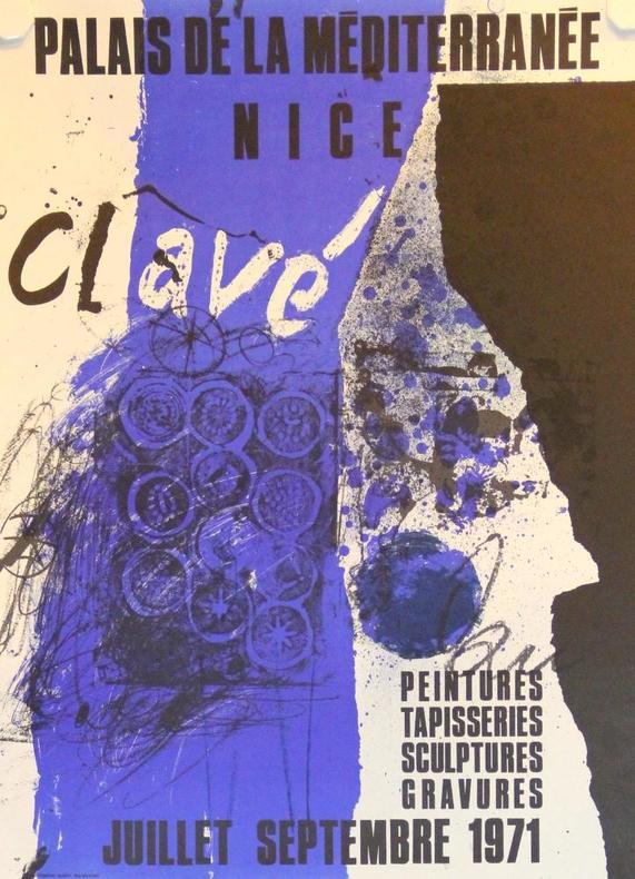 Peintures tapisseries sculptures gravures. Palais de la Méditerranée, Nice 1971.. CLAVE:
