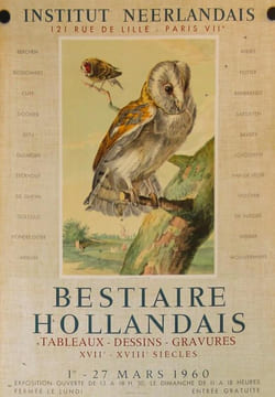 Bestiaire hollandais. Tableaux - dessins - gravures XVIIe-XVIIIe siècles. Institut néerlandais, Paris 1960.. undefined