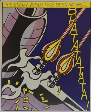 As I opened fire.. LICHTENSTEIN Roy: