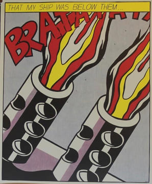 As I opened fire.. LICHTENSTEIN Roy:
