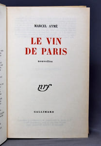 Le vin de Paris. Nouvelles.