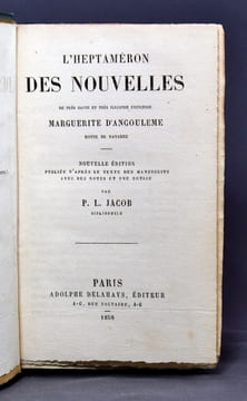 L'heptaméron des nouvelles de la très haute et très illustre Princesse Marguerite d'Angoulème, Royne de Navarre. Nouvelle édition d'après le texte des ...