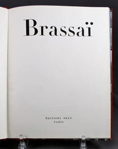 Brassaï. Revue Neuf n°5.