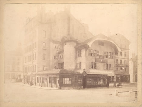 La Place de Saint-Gervais, Hôtel de la Croix fédérale à Genève.. [ANONYME]: