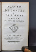 Choix de contes et de poésies erses traduits de l'anglais. par [LETOURNEUR Pierre]: - Image 2