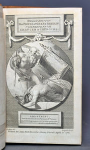 The Poetical Works of J. Armstrong, M.D. Containing his Art of health. in four books, Benevolence. and epist., taste. an apistle, imit. of Shakespeare, imit. of Spenser, etc, etc, etc. [Suivi de] The poetical works of Edmund Smith, with the life of the author. Containing his poem to mem. of. J. Philips, ode for the year 1705, and others odes, Charlettus Percivallo, Percivallus Charletto, Pocockius, etc, etc, etc.