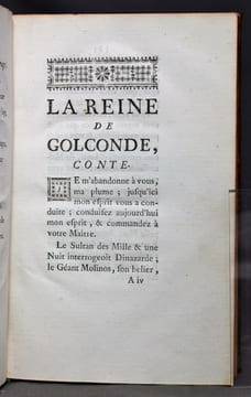 La Reine de Golconde [avec] Chinki, histoire cochinchinoise qui peut servir à d'autres pays [avec] L'homme au latin, ou la destinée des savans, ...