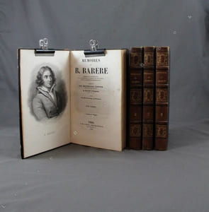 Mémoires de B. Barère, membre de la Constituante, de la Convention, du Comité de Salut Public, et de la Chambre des Représentants.