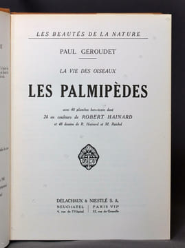 Les palmipèdes.. GEROUDET Paul:
