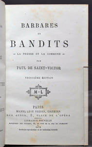 Barbares et bandits. La Prusse et la Commune. Troisième édition.