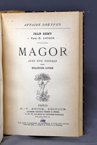 Voltaire et Calas. Une erreur judiciaire au XVIIIème siècle [Relié à la suite] A. Bergougnan : Les Erreurs des conseils de guerre. L’Affaire Fabus et l’affaire El-Chourfi [Relié à la suite] Lally-Tollendal et son procès de trahison. [relié à la suite]: Paul Loyson : Magor.