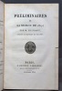 Lettre à un électeur de Paris [relié avec] Préliminaires de la session de 1817.. PRADT M. de: