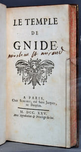 Le temple de Gnide.