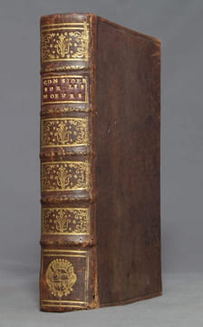 Considérations sur les moeurs de ce siècle [relié avec] Théorie des sentimens agréables.. [DUCLOS Charles Pinot]; [LEVESQUE DE POUILLY Louis Jean]:
