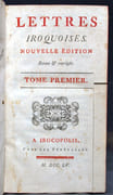 Lettres iroquoises. Nouvelle édition revue & corrigée. par [MAUBERT DE GOUVEST Jean-Henri]: - Image 2