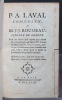 P. A. Laval comédien, à M. J. J. Rousseau, citoyen de Genève. Sur les raisons qu'il expose pour réfuter M. d'Alambert, qui dans le VII. volume de ...
