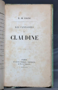 Les fantaisies de Claudine.