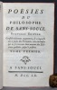 Poésies du philosophe de Sans-Souci. Nouvelle édition considérablement augmentée, & à laquelle on a joint des Variantes très-curieuses qui ne se ...