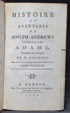 Histoire et aventures de Joseph Andrews et de son ami Adams.. FIELDING Henry: