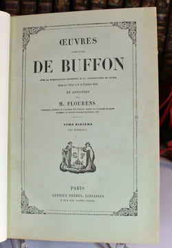 Oeuvres complètes de Buffon (avec la nomenclature linnéenne et la classification de Cuvier). Revues sur l'édition In-4° de l'Imprimerie royale et ...