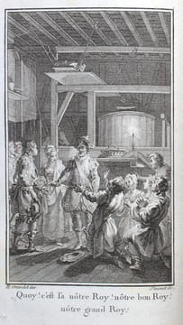 La partie de chasse de Henri IV, comédie en trois actes & en prose, avec quatre estampes en taille-douce, d'après les desseins de M. Gravelot.. COLLE ...
