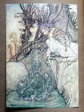 L'oeuvre de Arthur Rackham. Ouvrage illustré de 44 planches en couleurs.. RACKHAM Arthur; A. Q. C. [QUILLER-COUCH Arthur]: