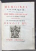 Mémoires historiques sur les missions des Indes Orientales par le R. P. Norbert Capucin présentés au souverain pontife Benoit XIV.. [PARISOT Pierre] ...