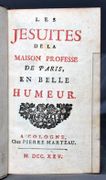 Les jésuites de la maison Professe de Paris, en belle humeur [et] Les moines en belle humeur. par [CURIOSA]: - Image 2