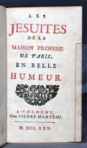 Les jésuites de la maison Professe de Paris, en belle humeur [et] Les moines en belle humeur.