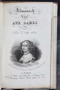 Almanach dédié aux Dames pour l'an 1822.